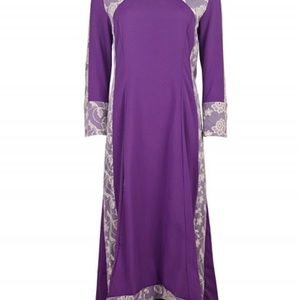 Brand new long sleeve lace panel dress